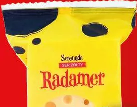 Brânză semitare SERENADA Radamer, 45%, bloc, 200 g; pentru categoriile indicate: max. 6 buc./bon