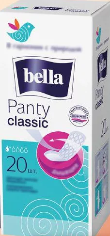 Прокладки Bella Panty Classic щоденні 20 шт; для зазначених категорій: до 6 од./чек