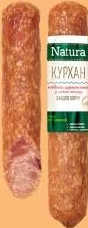 Ковбаса сирокопчена Курхан з м’яса птиці М’ясовита, 100 г; умова на обкладинці: для учасників ЇМО