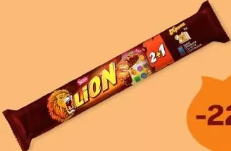 Батончик шоколадний Lion King 3×30 г, 90 г; умова на обкладинці: для учасників ЇМО