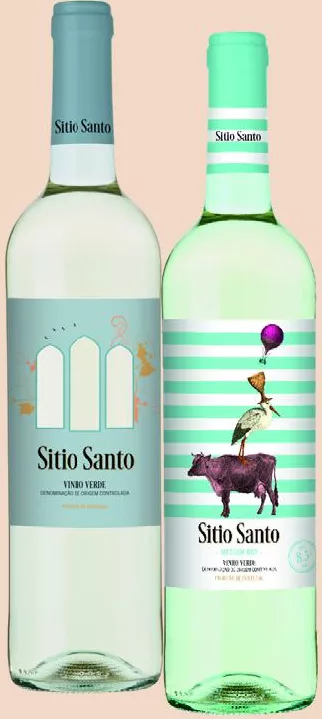 SITIO SANTO, вино біле сухе / напівсухе, 0,75 л; власний імпорт, Віню Верде, Португалія; 15–18.10.2026; лише ТЦ METRO