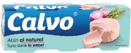 Calvo, тунець у власному соку, 80 г × 3 шт.; 15–21.10.2026