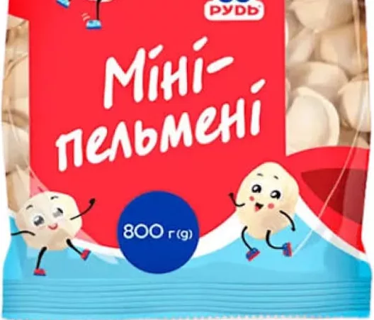 Пельмені Рудь Мініпельмені, 800 г; 14–27.10.2026