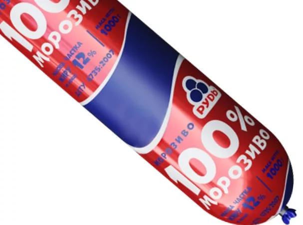Морозиво Рудь 100% пломбір, 1000 г; 14–27.10.2026