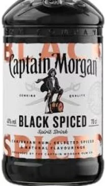 Ромовий напій Captain Morgan Black Spiced, 0,7 л; 14–27.10.2026