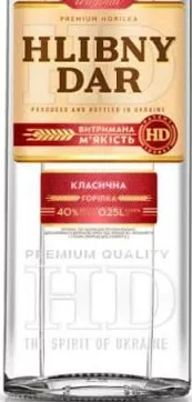 Горілка Хлібний Дар Класична, 0,25 л; 14–27.10.2026
