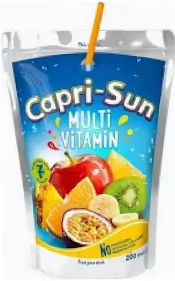 Напій соковмісний Capri-Sun Multivitamin / Jungle Drink / Safari Fruits, 200 мл; 14–27.10.2026