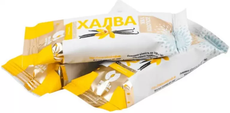 Халва Zolotoi Vek соняшникова ванільна, 100 г; 14–27.10.2026