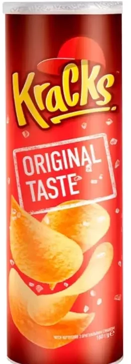 Чипси Kracks Original/Сир, 160 г; 14–27.10.2026
