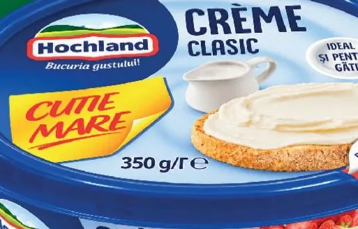 Крем-сир Hochland вершковий, 60%, 350 г; 15–21.10.2026
