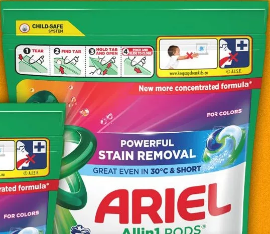 Гель-капсули Ariel Color, Чистота та Свіжість, 12 шт.; лише з карткою VARUS PERFECT або застосунком з активованим номером клієнта; 15–21.10.2026
