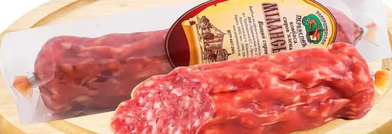 Ковбаса УкрПромПостач Міланська, сирокопчена вищого ґатунку, 395 г; 15–21.10.2026