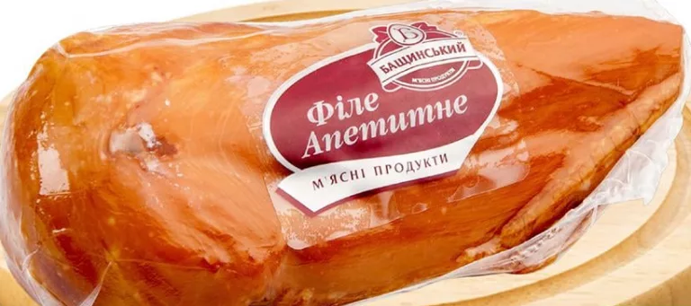 Філе куряче Бащинський Апетитне, варено-копчене, 100 г; 15–21.10.2026