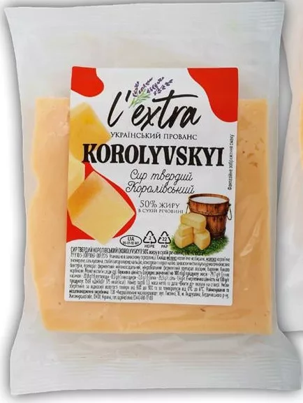 Сир L’Extra, 50% або 45%, в асортименті, 100 г; 15–21.10.2026