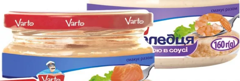 Варто, ікра оселедця зі шматочками копченого лосося або з креветкою в соусі, 160 г; 15–21.10.2026