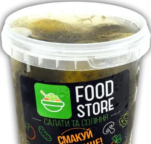 Food Store, огірки солоні, 400 г; Україна; 15–21.10.2026