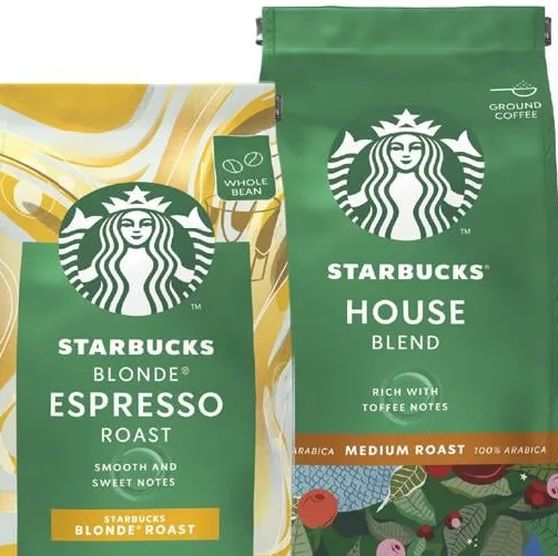 Starbucks, кава в зернах в асортименті, 200 г; Іспанія; 15–21.10.2026