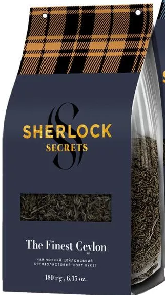 Чай чорний Sherlock Secrets, в асортименті, 180 г; 15–21.10.2026