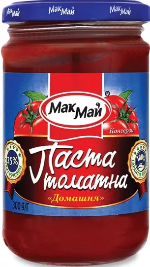 Томатна паста Мак Май Домашня 25%, 300 г; 15%; 15–21.10.2026