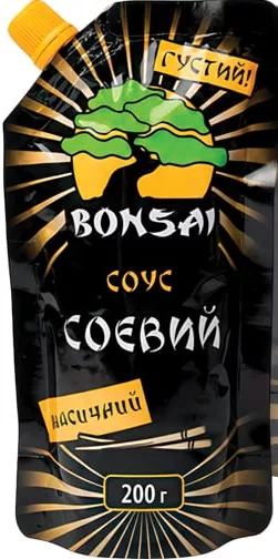Соус соєвий Bonsai, в асортименті, 200 г; ціна від; 15–21.10.2026