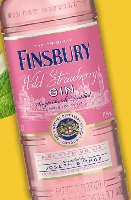 Джин Finsbury Wild Strawberry, 0,7 л; 15–21.10.2026
