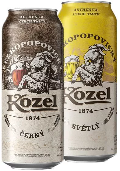 Пиво Kozel темне / світле, 0,5 л; 15–21.10.2026