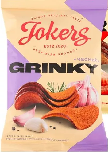 Грінки житньо-пшеничні JokerS, в асортименті, 80 г; ціна від; 15%; 15–21.10.2026