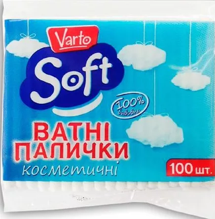Ватні палички / диски Варто Soft, 100 / 120 шт.; ціна від; 15–21.10.2026