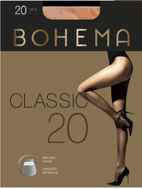 Колготки жіночі Bohema Classic, 20 / 40 DEN; ціна від; 15–21.10.2026