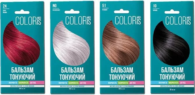 MISS COLORIS Бальзам тонуючий для волосся в асортименті, 30 мл
