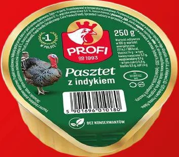 Profi Паштет індичий, 250 г; не більше 6 одиниць в одному чеку