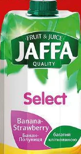 Нектар Jaffa Select банан-полуниця 950 мл; не більше 6 одиниць в одному чеку