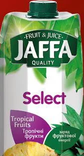Нектар Jaffa Select тропічні фрукти 950 мл; не більше 6 одиниць в одному чеку
