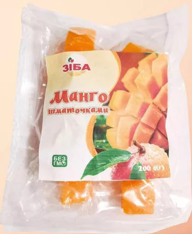 Манго Зіба шматочками 200 г; не більше 6 одиниць в одному чеку