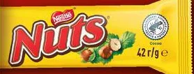 Батончик Nestlé Nuts 42 г; не більше 6 одиниць в одному чеку