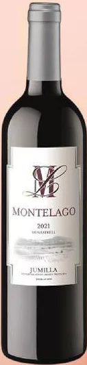 Вино Montelago сухе Monastrell червоне 13% / Airen біле 11%, Іспанія, 750 мл; не більше 6 одиниць в одному чеку