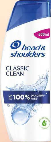 Head & Shoulders Шампунь 2 в 1 в асортименті, 500 мл; не більше 6 одиниць товару в одному чеку