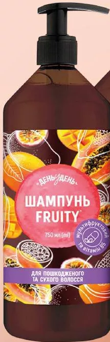 День у День Шампунь Fruity/Herbs, 750 мл; не більше 6 одиниць товару в одному чеку