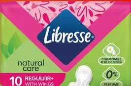 Libresse Прокладки гігієнічні Natural Care Normal, 10 шт.; не більше 6 одиниць товару в одному чеку