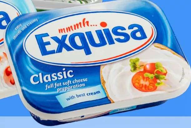 EXQUISA Крем-сир 200 г, жирність 0,2% / 66% / 70%, Німеччина; попередня ціна до 187 грн