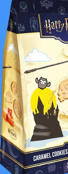 HARRY POTTER Печиво в асортименті, упаковки 100 г / 150 г / 200 г — ціна від 99 грн/уп.