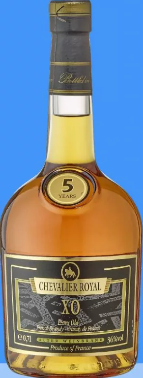 CHEVALIER ROYAL Бренді, 0,7 л, 5 років витримки; попередня ціна до 470 грн