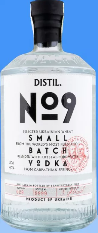 DISTIL N°9 Горілка, 0,7 л; попередня ціна до 535 грн