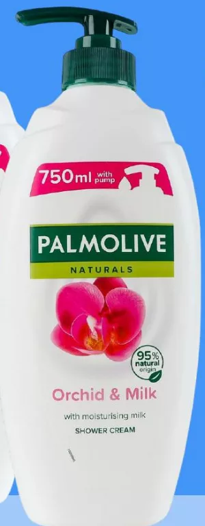 PALMOLIVE Гель для душу Naturals Orchid & Milk/Olive & Milk 750 мл; попередня ціна до 257 грн