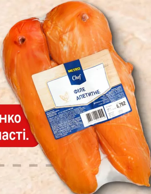 METRO Chef Філе куряче варено-копчене Апетитне