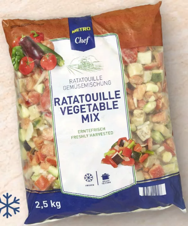 METRO Chef суміш овочева Рататуй заморожена, 2,5 кг; від 2 шт., ціна за одиницю