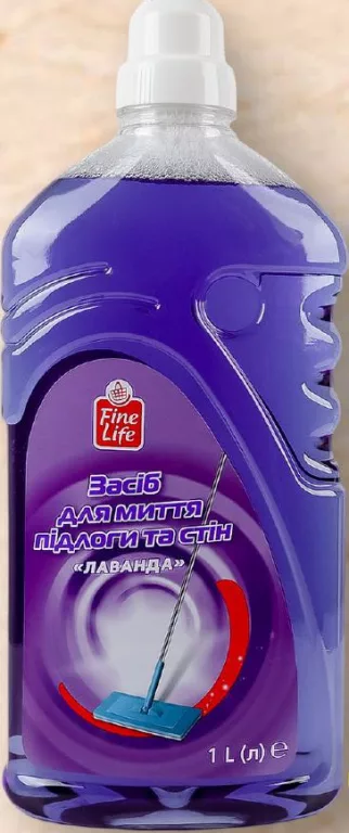 Засіб для миття та чищення Fine Life: для підлоги та стін / для унітазу