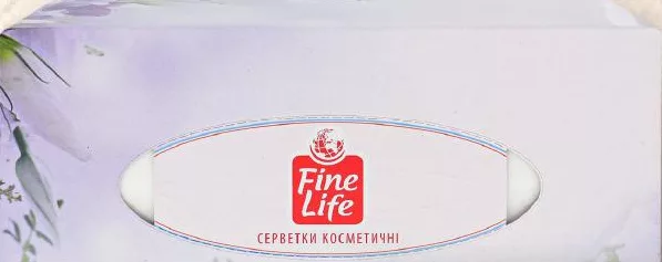 Серветки косметичні Fine Life / aro, 2-шарові, 100 / 150 / 200 шт. — ціна від
