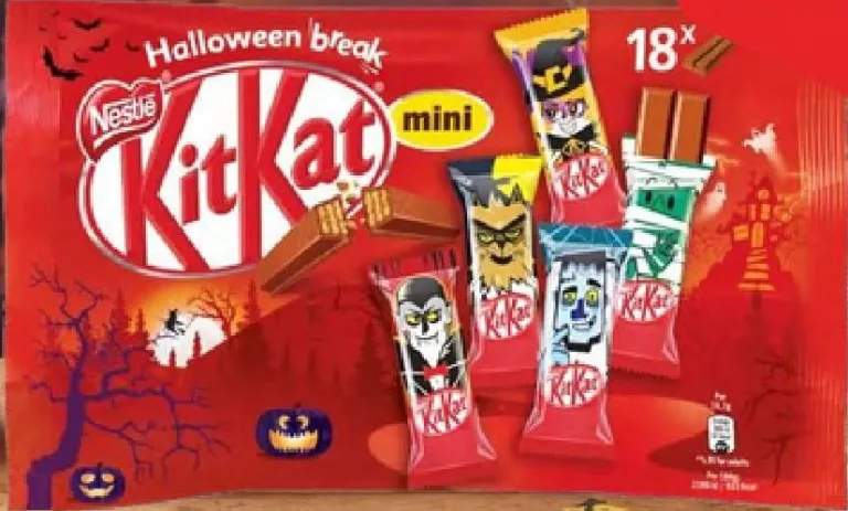 Набір батончиків Mini Halloween KitKat, 301 г