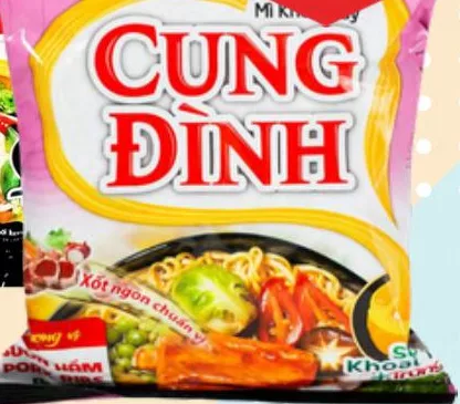 Локшина Cung Dinh зі смаком тушкованої свинини / краба, Micoem, 79/80 г; від 2 шт., ціна за одиницю